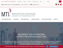 Tablet Screenshot of mticonsultancy.com